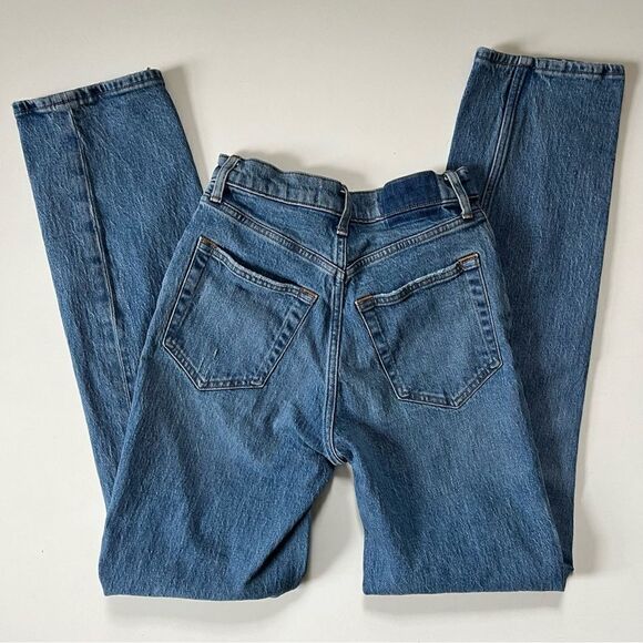 Abercrombie & Fitch Women's Straight Leg Jeans - Light Blue - Picture 8 of 8